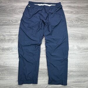 Lacoste Sport Track Pants Mens Size 2XL  Zip Cuff Technical Loose Fit Lined READ